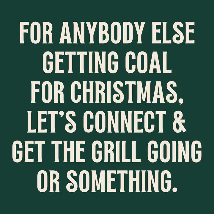 Cocktail Napkins | Anybody Else Getting Coal
