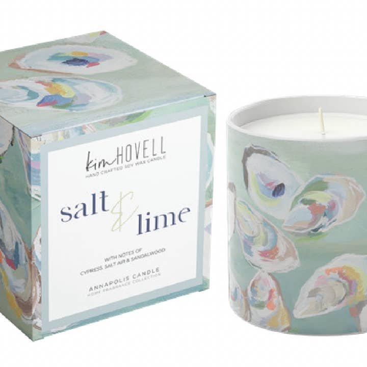 Salt and Lime Boxed Candle | Kim Hovell Collection