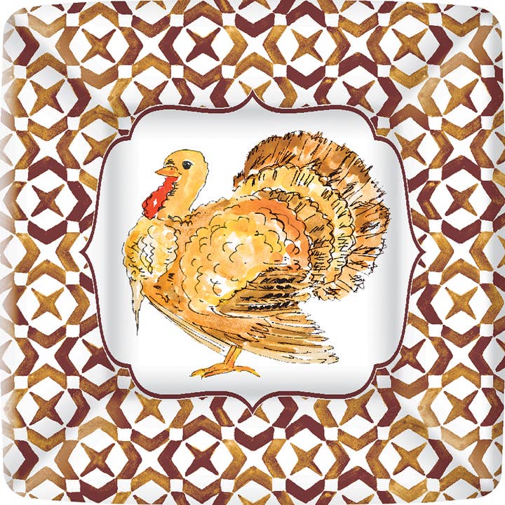 Square Paper Plate Pack | Turkey
