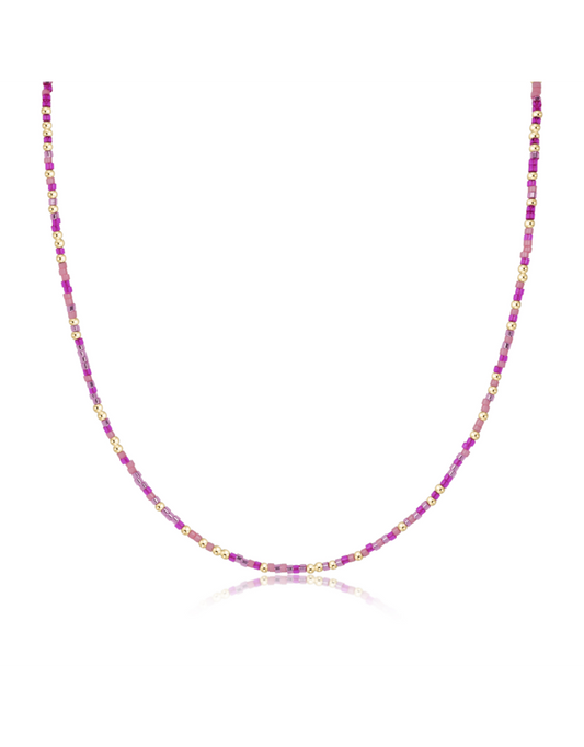 15" Choker Hope Unwritten | Back To The Fuchsia