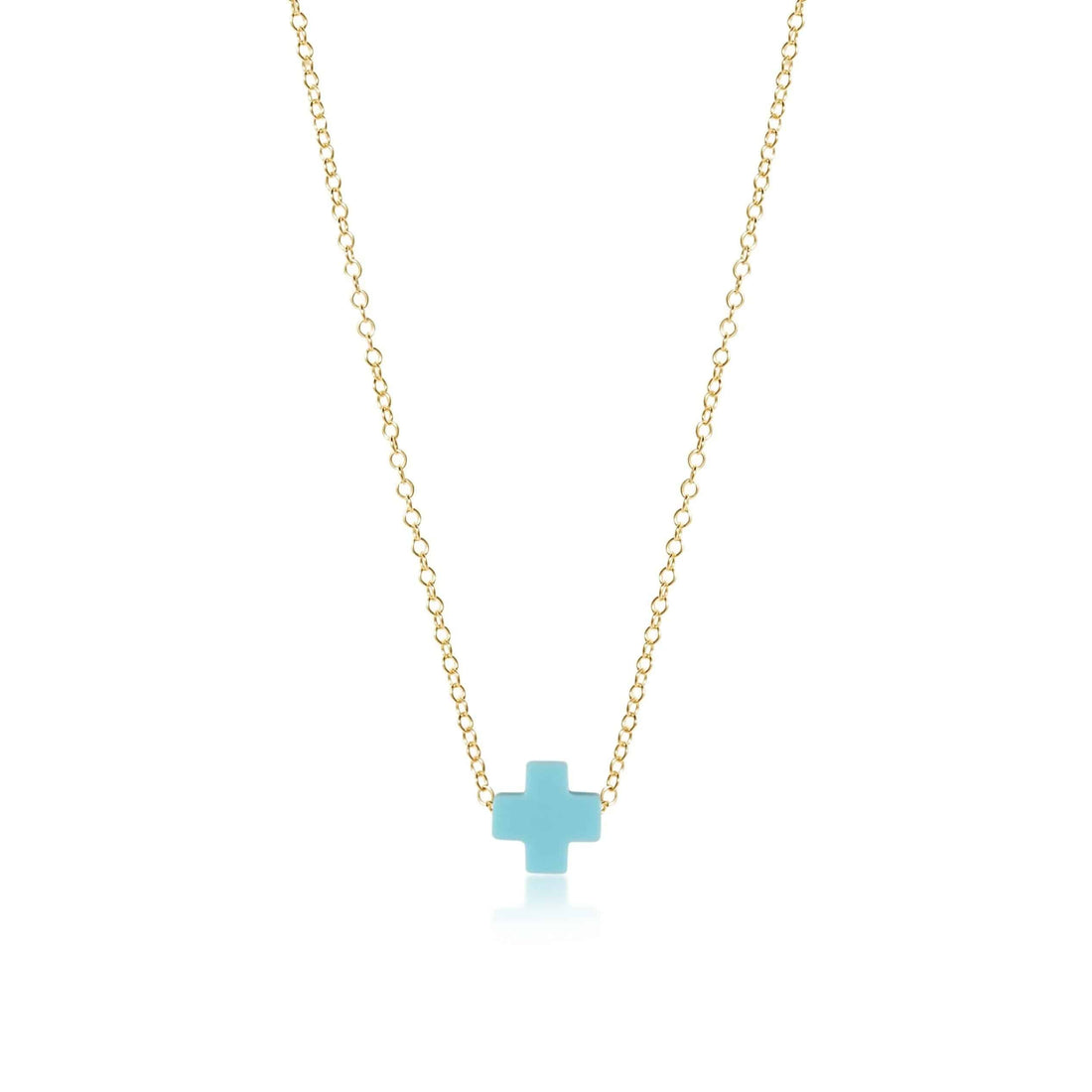 egirl | 14" Necklace Gold Signature Cross | Mint