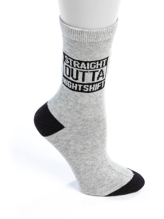 Unisex Socks | Straight Outta Night Shift