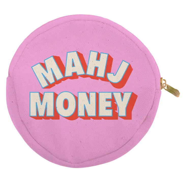 Zipper Canvas Pouch | Mahj Money