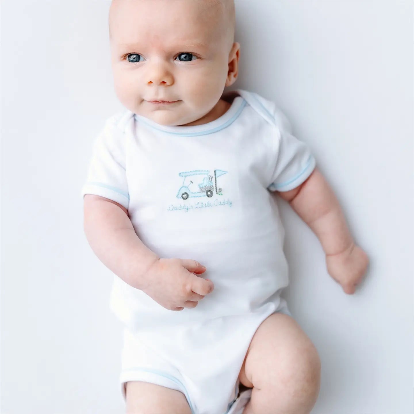 Little Golfer Bodysuit | Light Blue