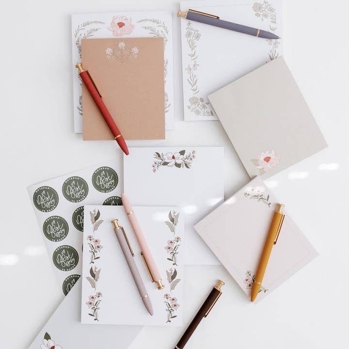 Large Notepad | Peony