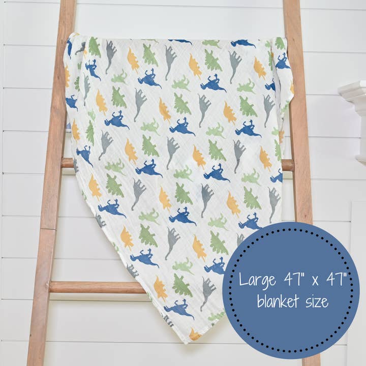 Muslin Swaddle Blanket | Rawr-Some