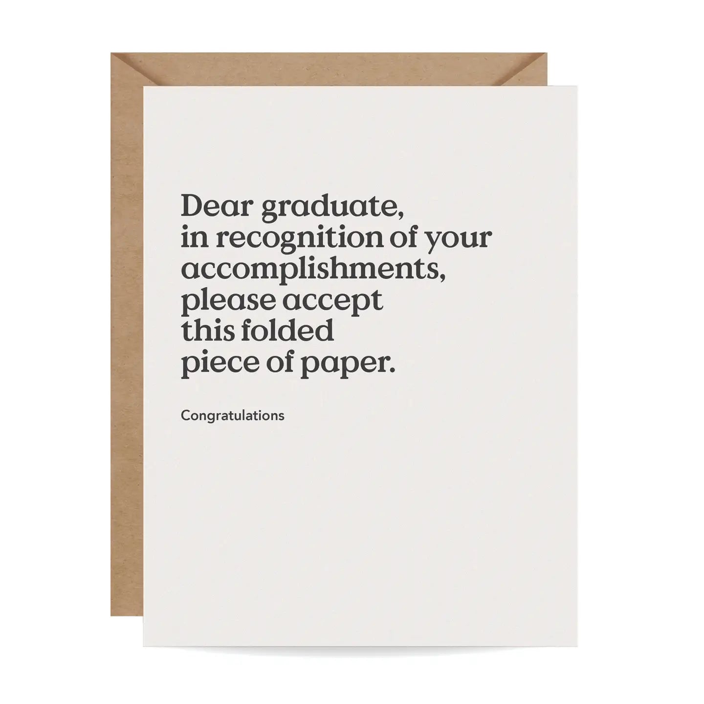 Funny Graduation Card