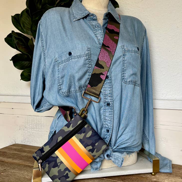 Bag Strap - Camo Pink
