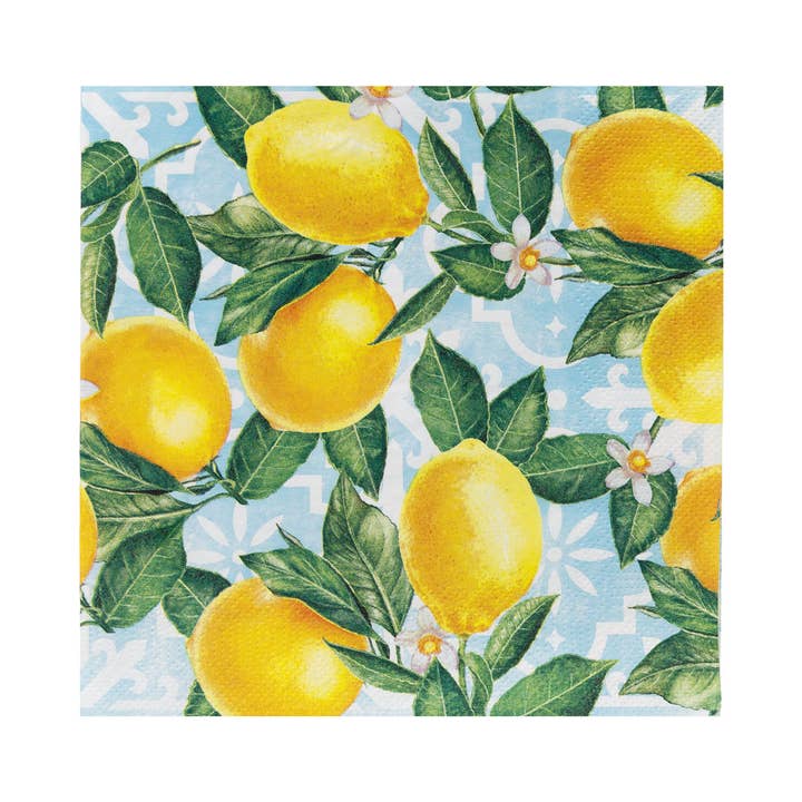 Lemon Paper Napkins | 20 Pack