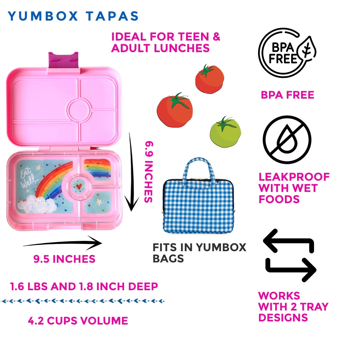 Yumbox Tapas - Capri Pink