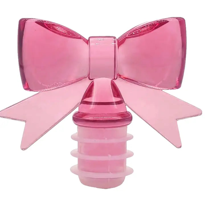 Wine Bottle Stopper | Pink Bow