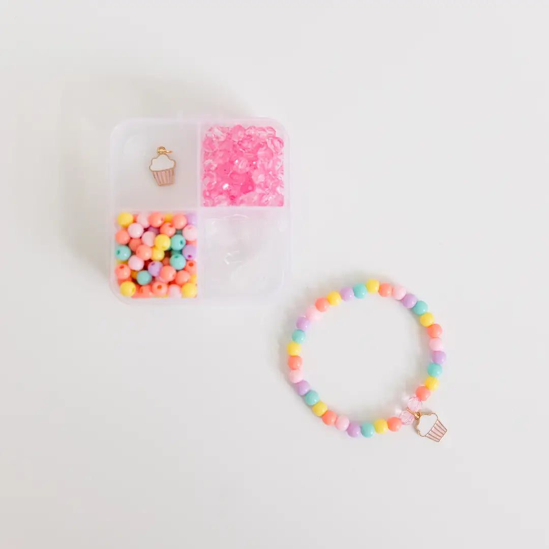 Mini Sweet Treat Bracelet Craft Kit | Cupcake