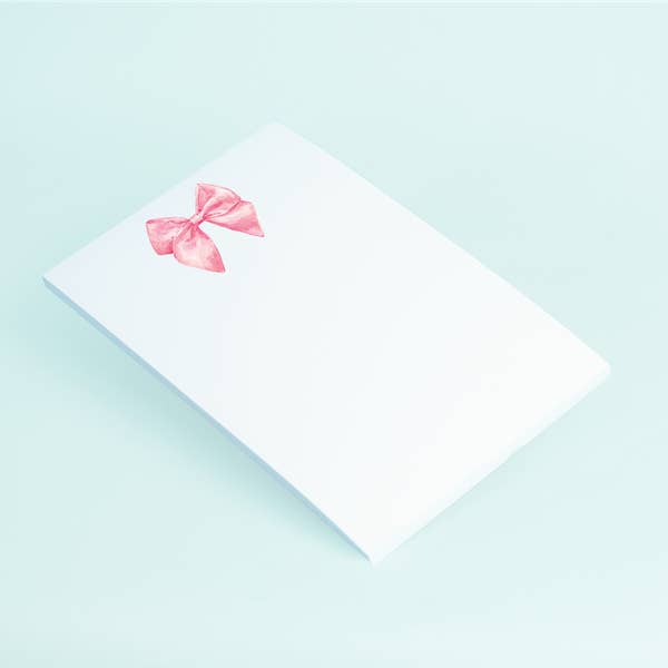 Pink Bows Notepad