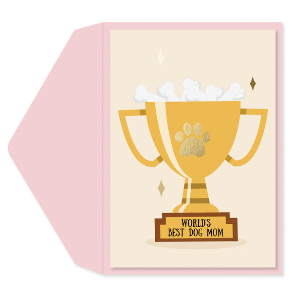 World's Best Dog Mom Card