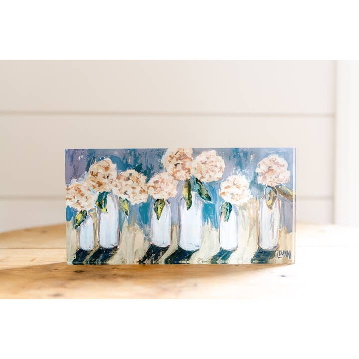 Acrylic Block | Hydrangea