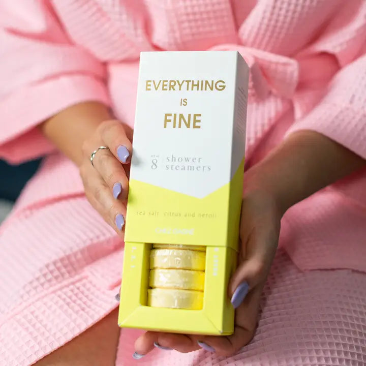 Shower Steamers | Sea Salt, Citrus & Neroli | Everything Is Fine
