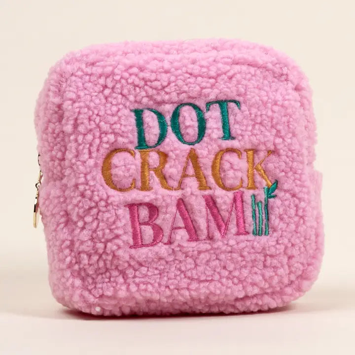 Teddy Pouch–Square Dot Crack Bam