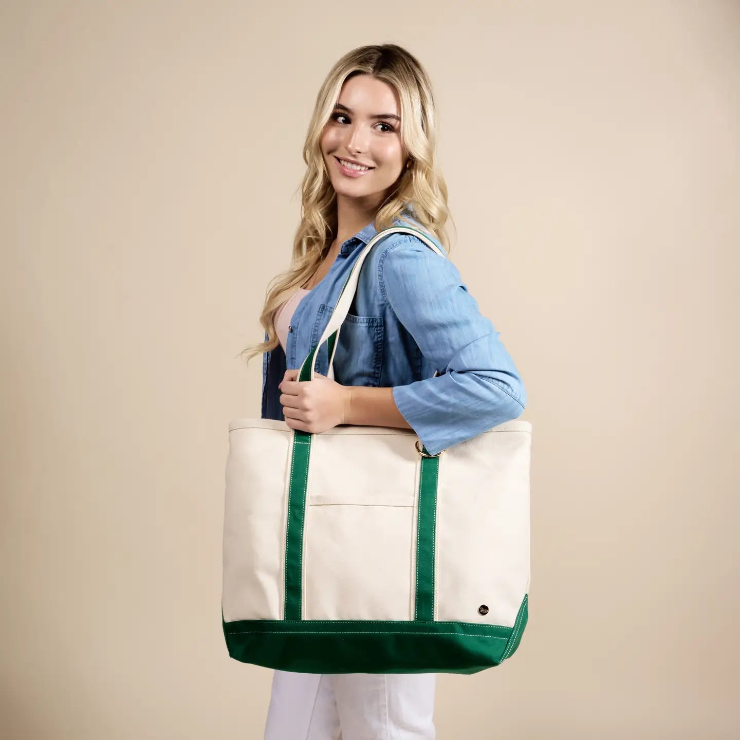 Canvas Tote Bag | Dark Green