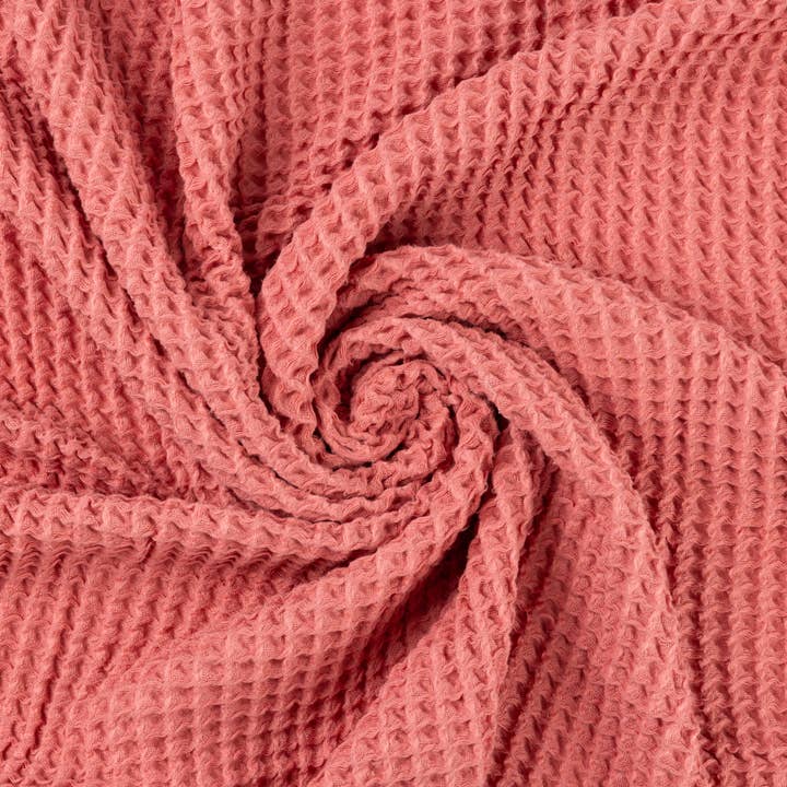 Waffle Baby Blanket | Watermelon Pink