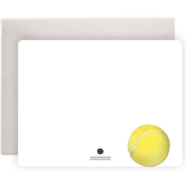 Boxed Flat Notecards | Tennis