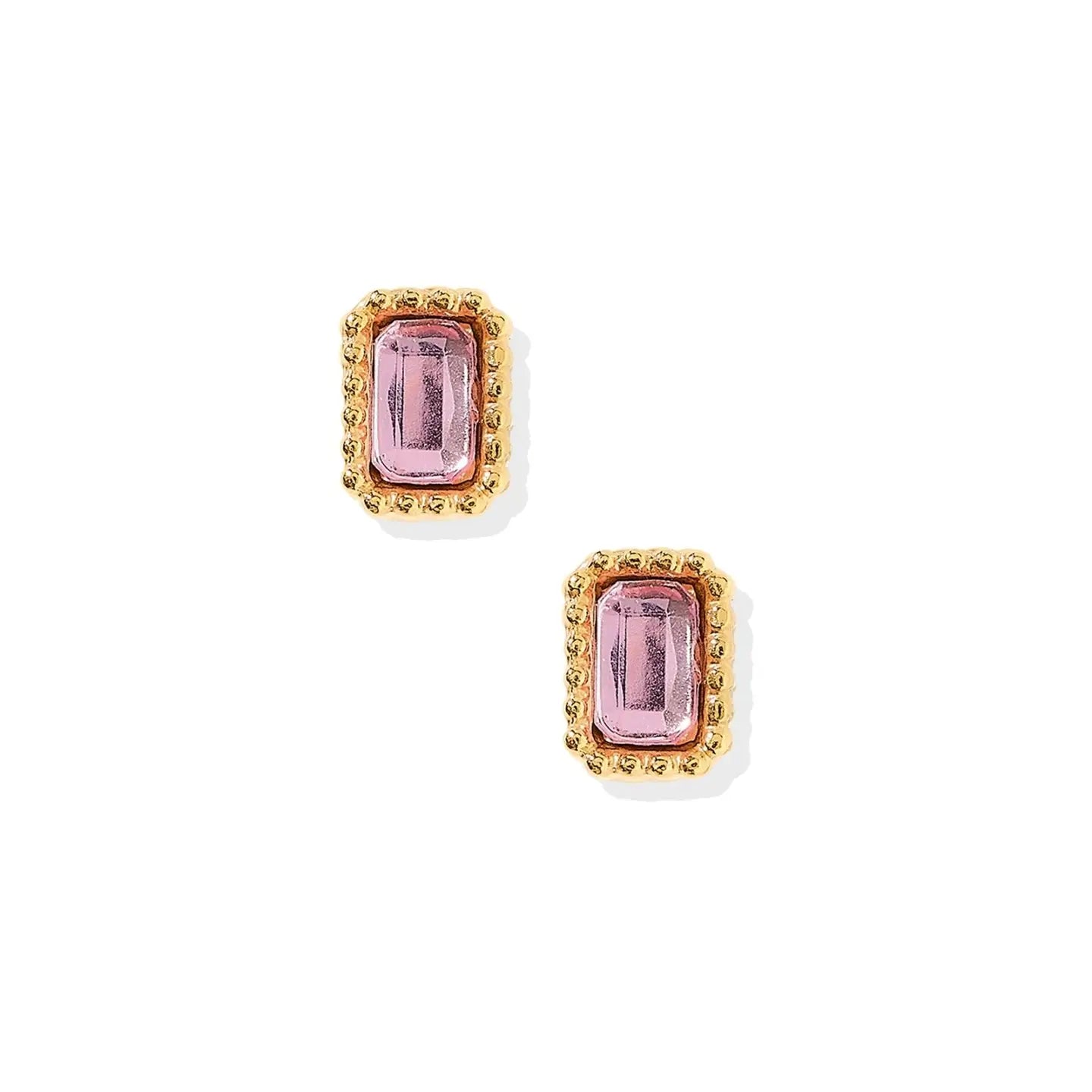 Screwback Stud Earrings | Madison Pink
