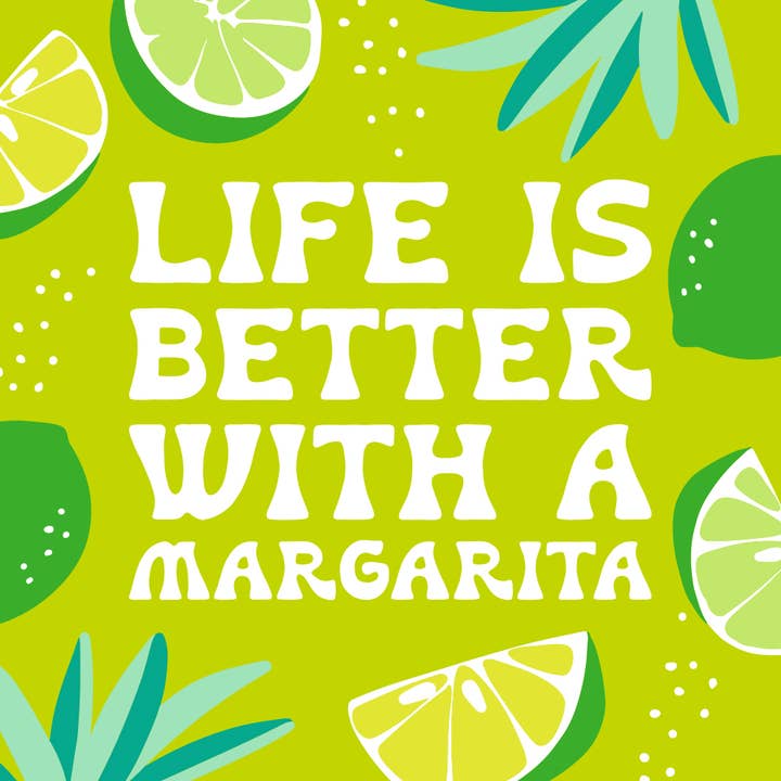 Cocktail Napkins | Better with a Margarita