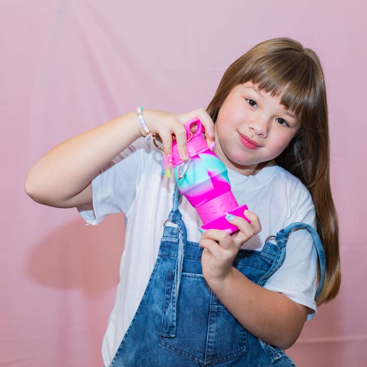 Collapsible Water Bottle | Groovy Flower