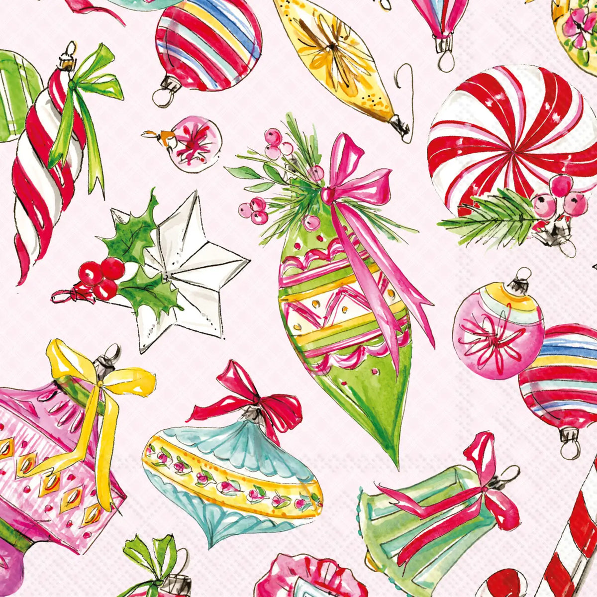 Cocktail Napkins | Vintage Ornaments
