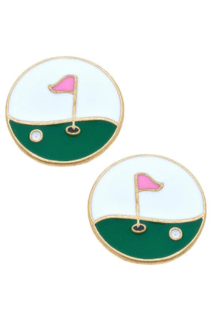 Stud Earrings | Hole in One