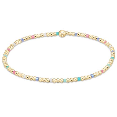 egirl | Hope Sincerity Pattern 2mm Bead Bracelet | Hot Mess
