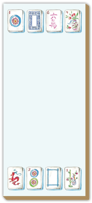 Skinny Notepad - Mahjong Tiles