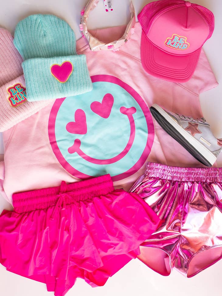 XOXO Kids | Bubblegum Heart Eyes Sweatshirt