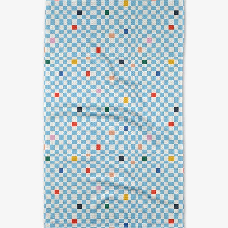 Tea Towel - Happy Check