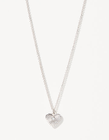 SLV Necklace - Radiant Heart
