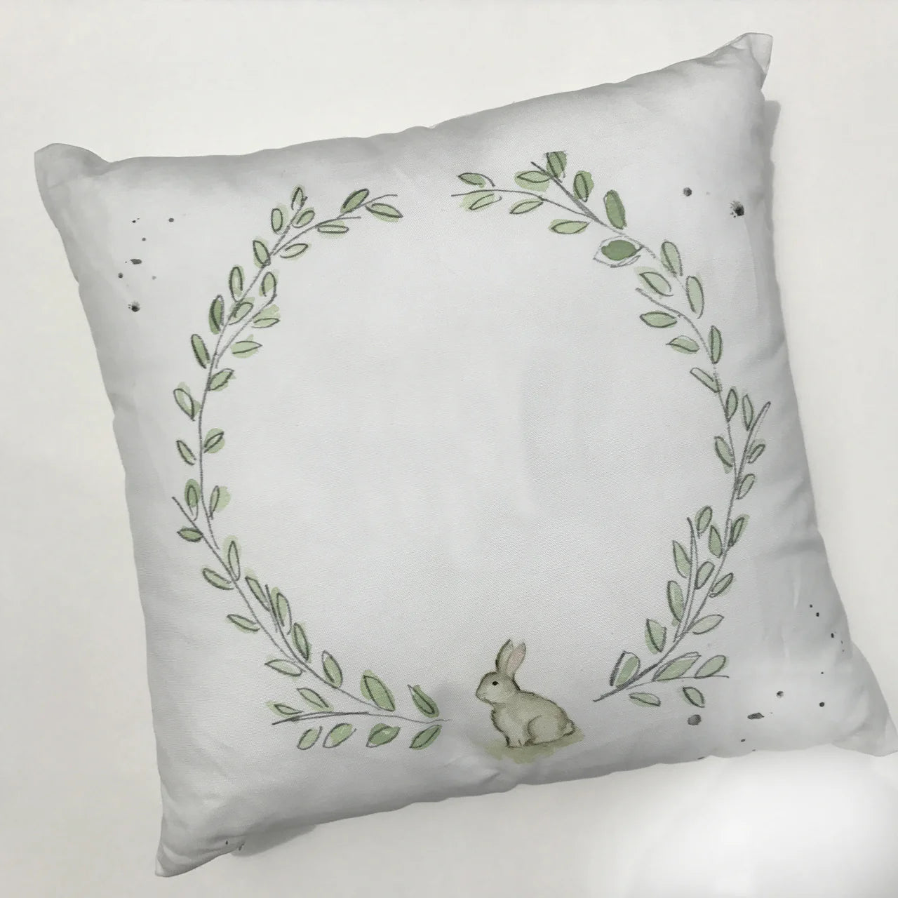 Laurel Wreath with Bunny Pillow