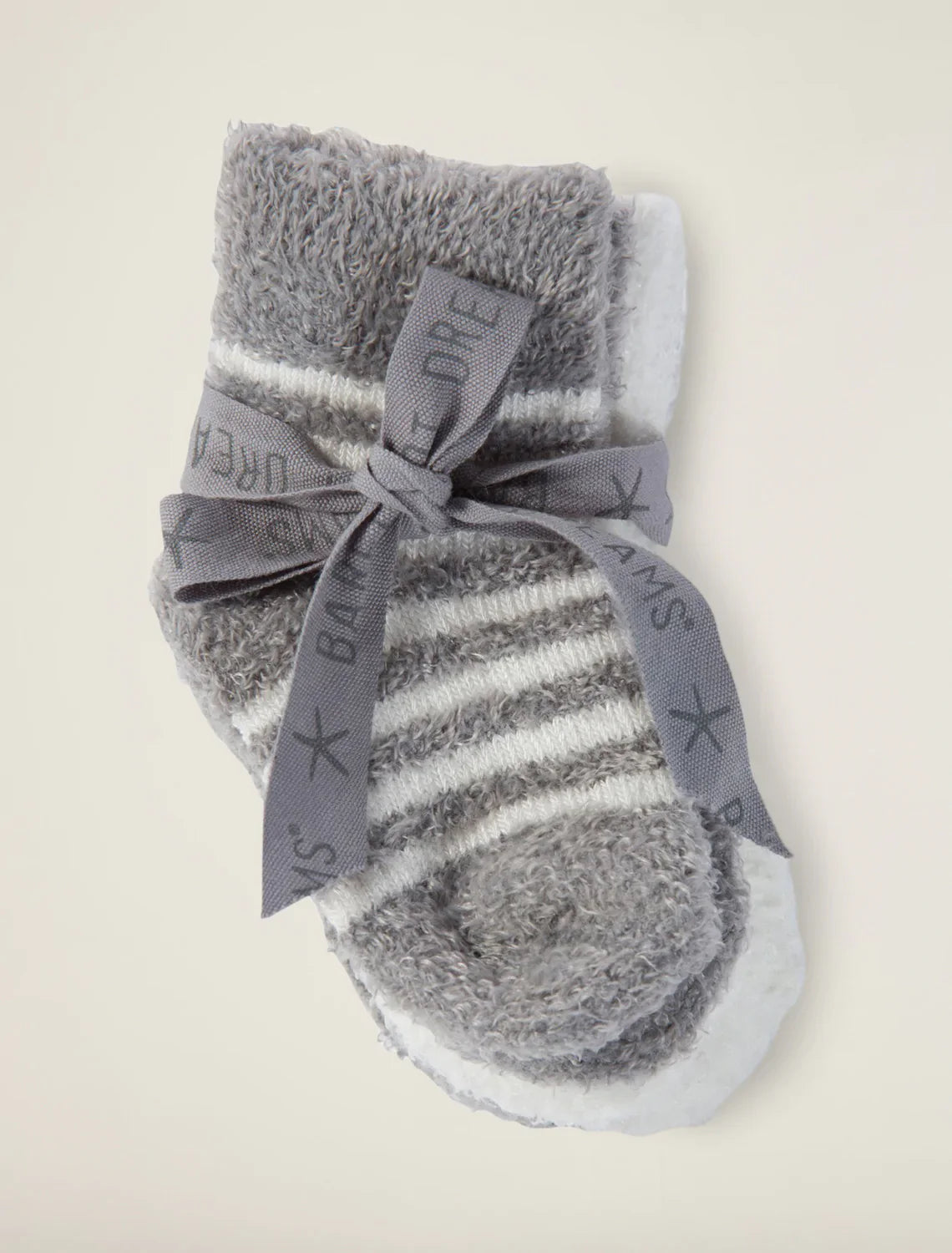 CozyChic Lite 3 Pair Infant Sock Set | Pewter/Pearl