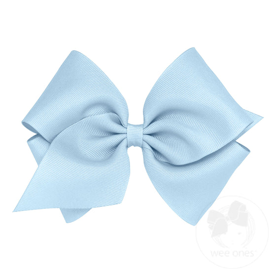 Classic | Millennium Blue Grosgrain Bow