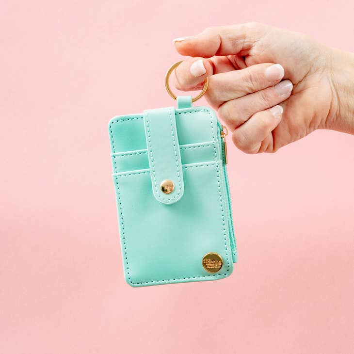 Keychain Wallet - Aqua