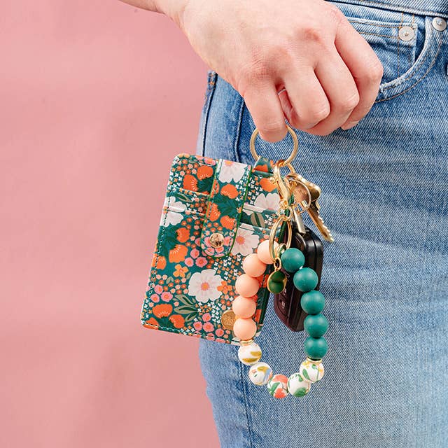 Keychain Wallet - Sweet Meadow Green