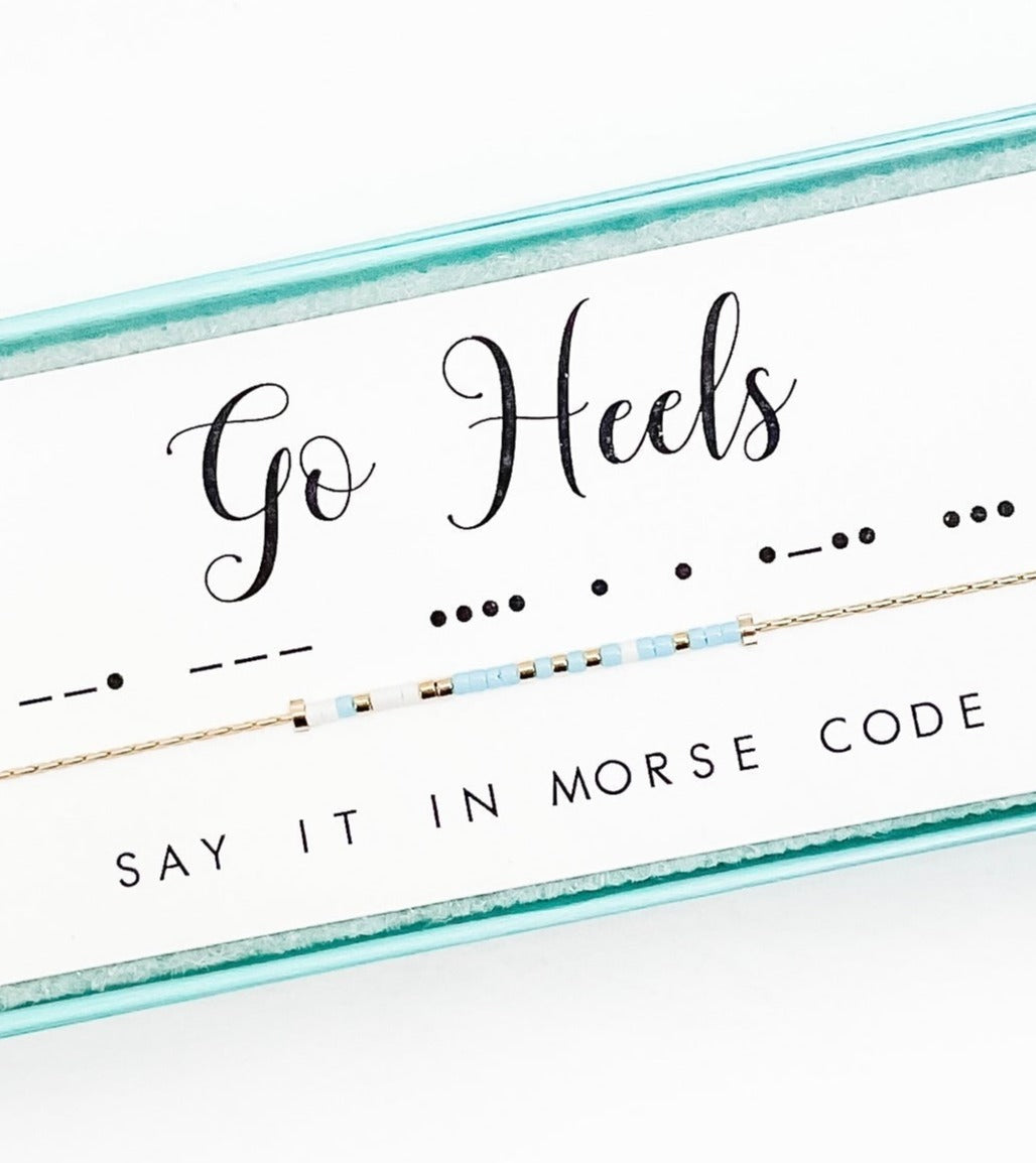 Dot and Dash Bracelet - Go Heels