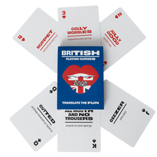 British Lingo Playing Cards - Travel Tin