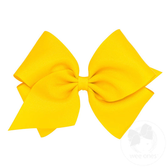 Classic | Yellow Grosgrain Bow