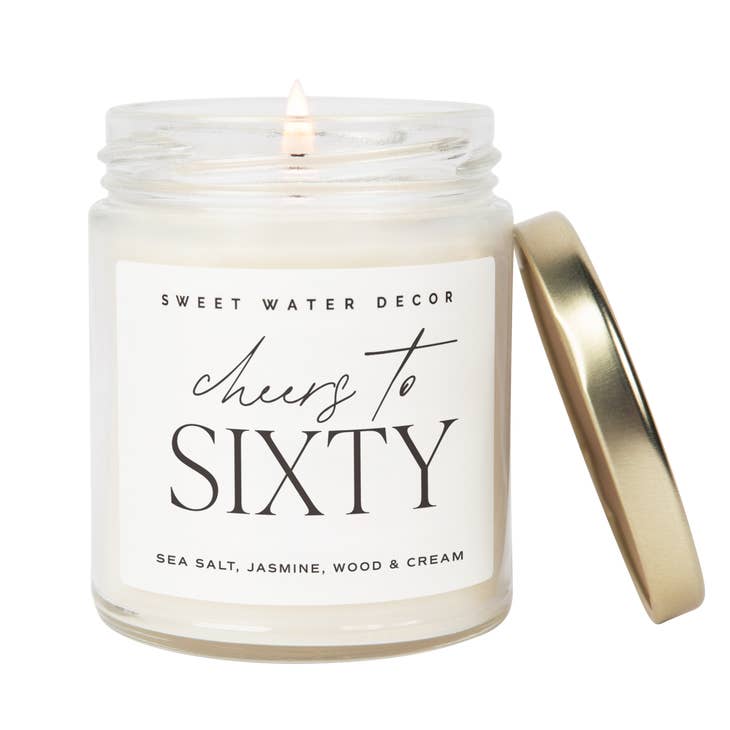 Cheers To Sixty 9 oz Soy Candle