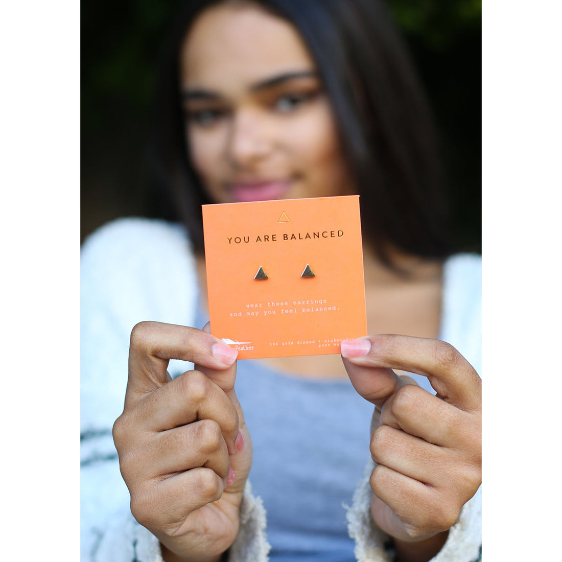 New Moon Gold Earrings - You are Balanced