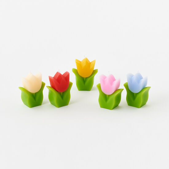 Tulip Candle (Assorted Colors)