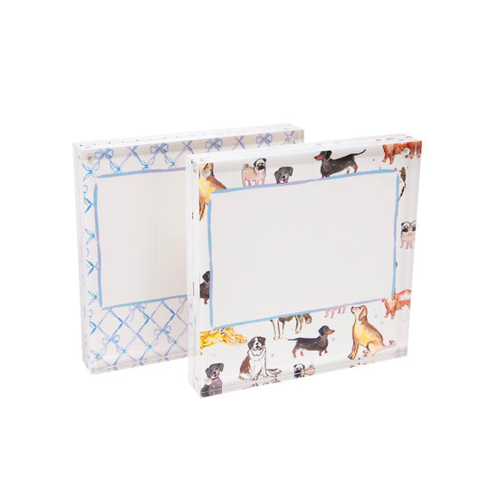 Acrylic Block Frame - Blue