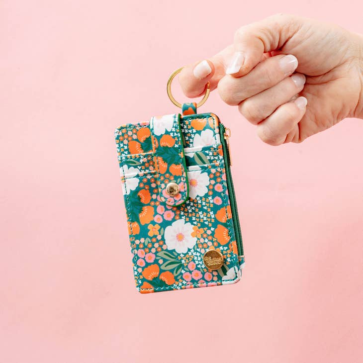 Keychain Wallet - Sweet Meadow Green