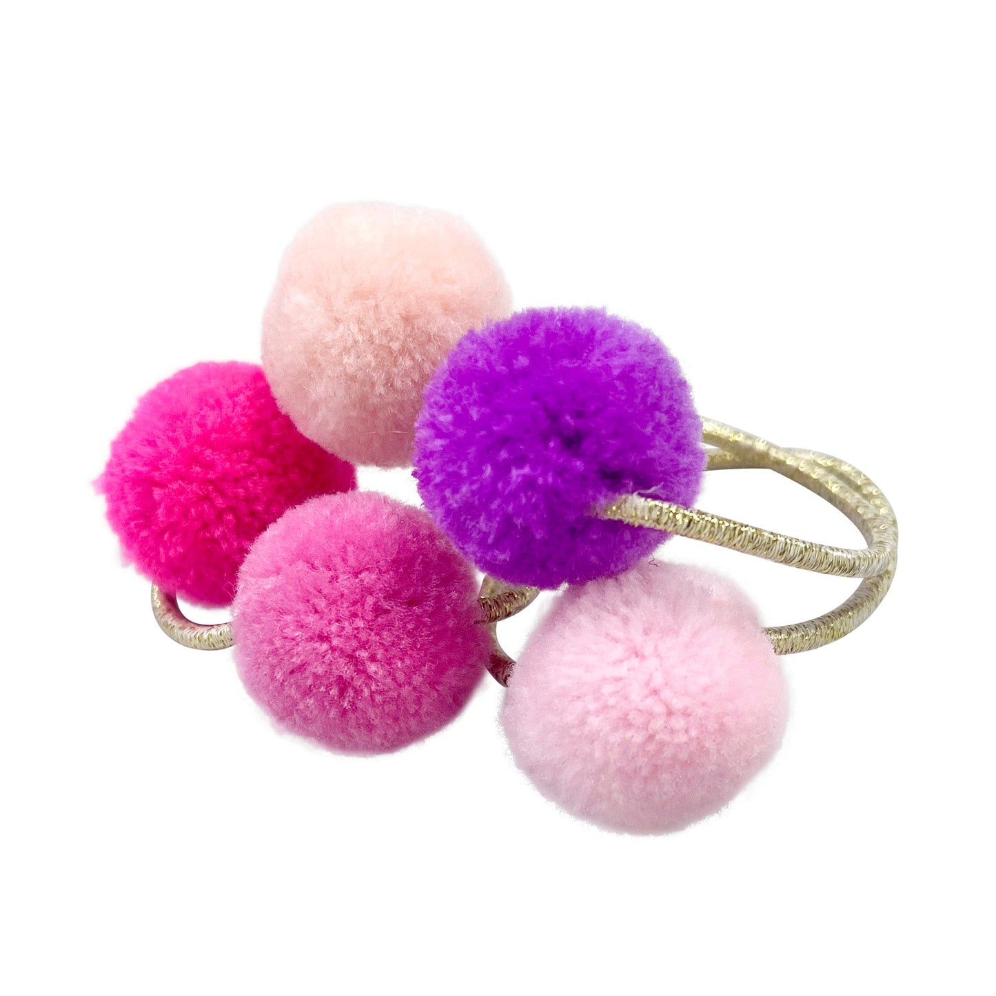 Pom Pom Hair Elastics