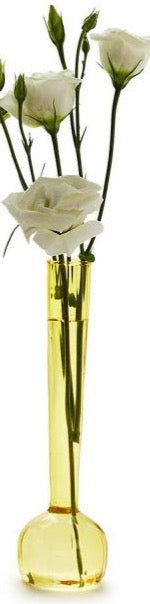 Swirl Hand-Blown Glass Bud Vase (Assorted Colors)