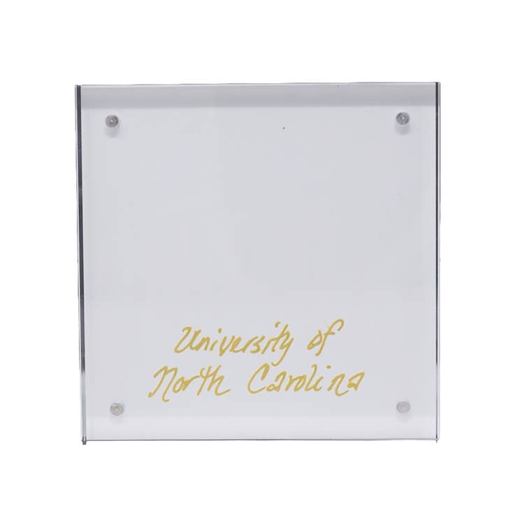 Unc Landmark Acrylic Block - 4x4